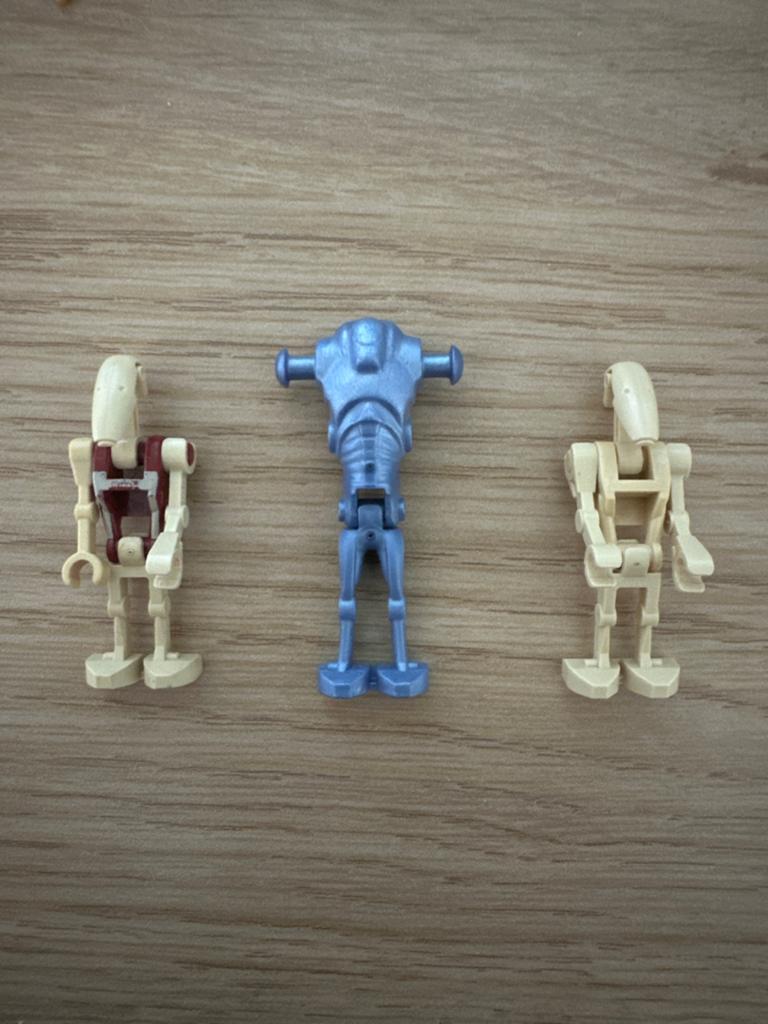 Lego Star Wars ( sw0056 + sw0347 + sw0001a) Battle Droids, Inclusief minifiguren, Gebruikt, Star Wars, Lego