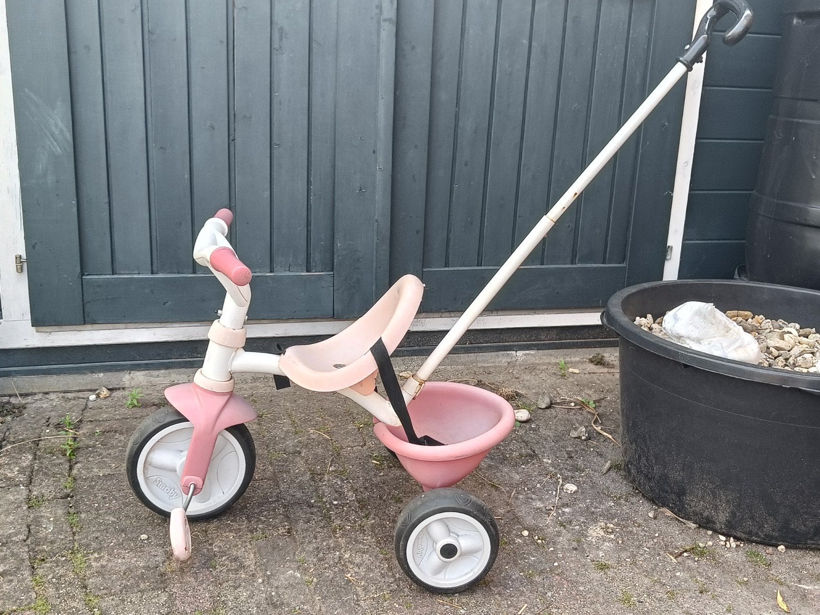 Kinderfiets met duwstang, Ophalen, Gebruikt, Duwstang