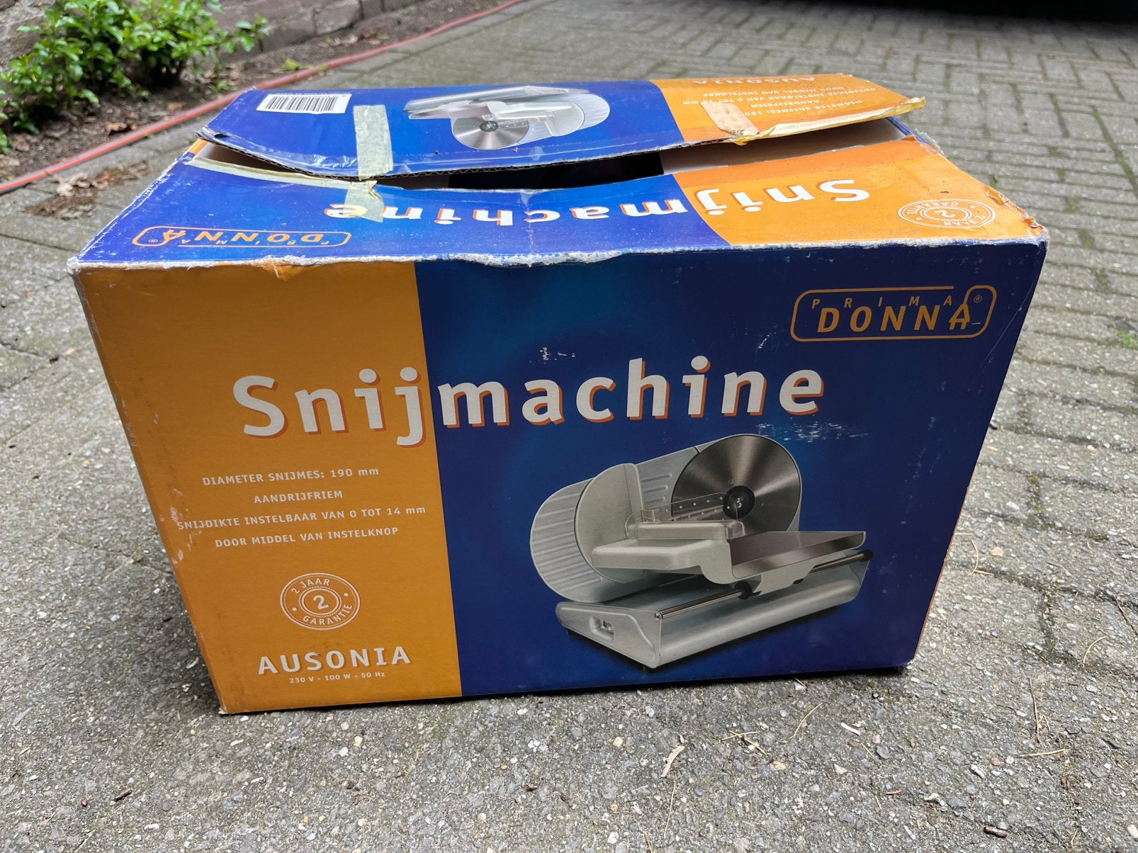 Snijmachine, Ophalen, Zilver, Zo goed als nieuw, Metaal