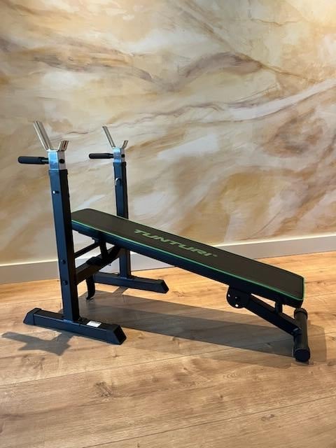 Tunturi WB20 Halterbank - Inklapbaar & Multifunctioneel, Sport en Fitness, Fitnessmaterialen, Ophalen, Zo goed als nieuw, Armen