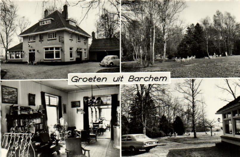 Groeten uit Barchem - 4 afb - Hotel-Pension De Dolle Hoed -, Verzamelen, Ansichtkaarten | Nederland, Ophalen of Verzenden, Voor 1920