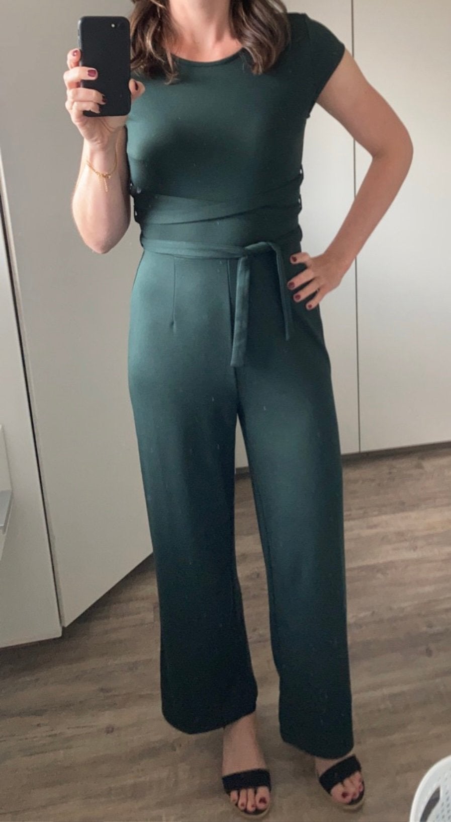 Jumpsuit groen Anna field M, Ophalen of Verzenden, Zo goed als nieuw, Maat 38/40 (M), Groen