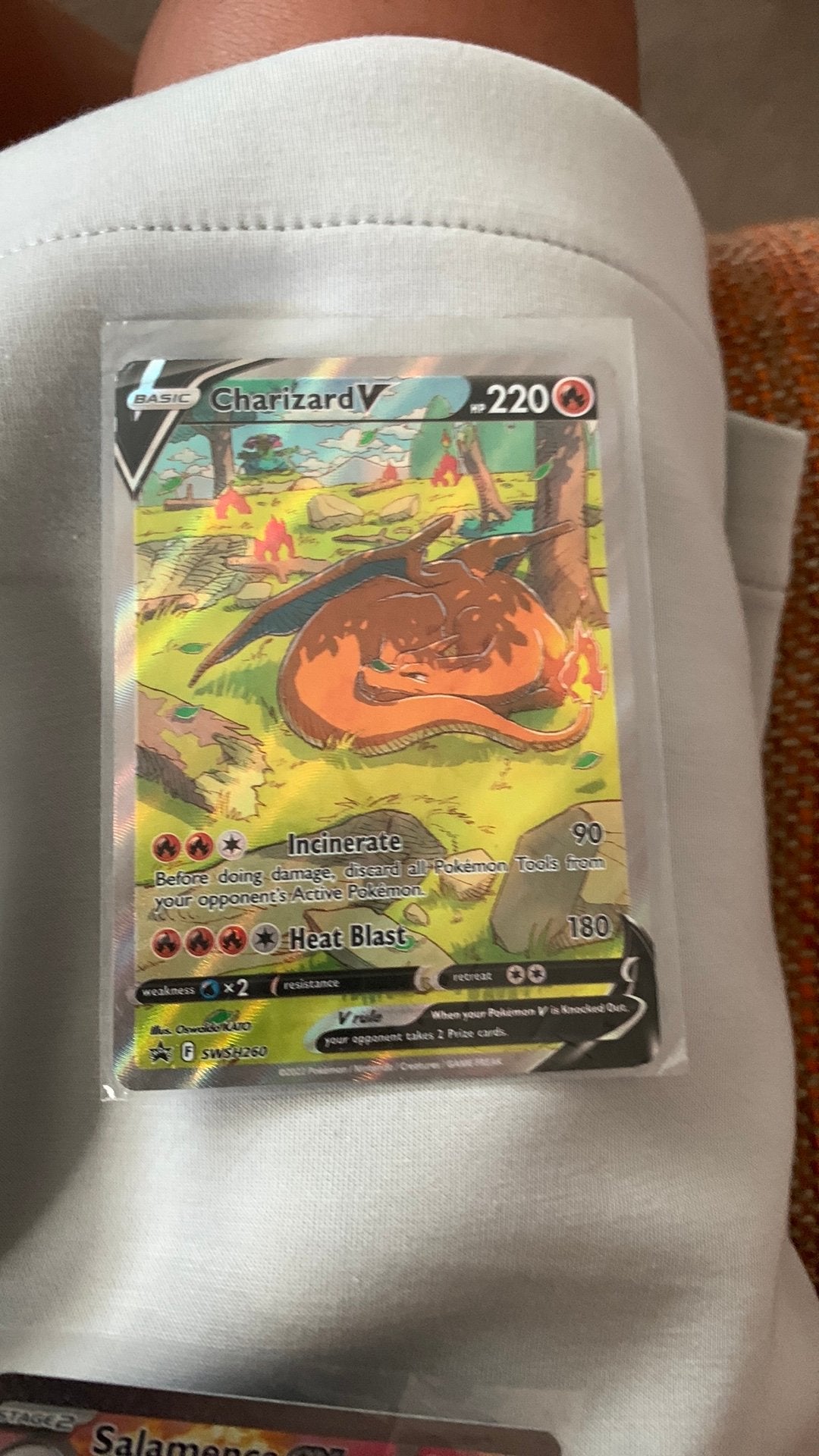 Charizard v, Ophalen of Verzenden, Zo goed als nieuw