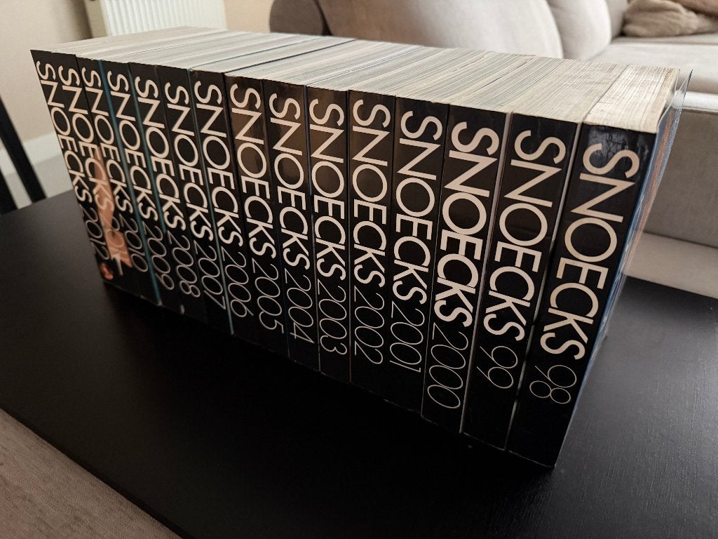 Snoecks Jaarboeken Collectie (1998-2012), Ophalen, Zo goed als nieuw, Kunst en Cultuur