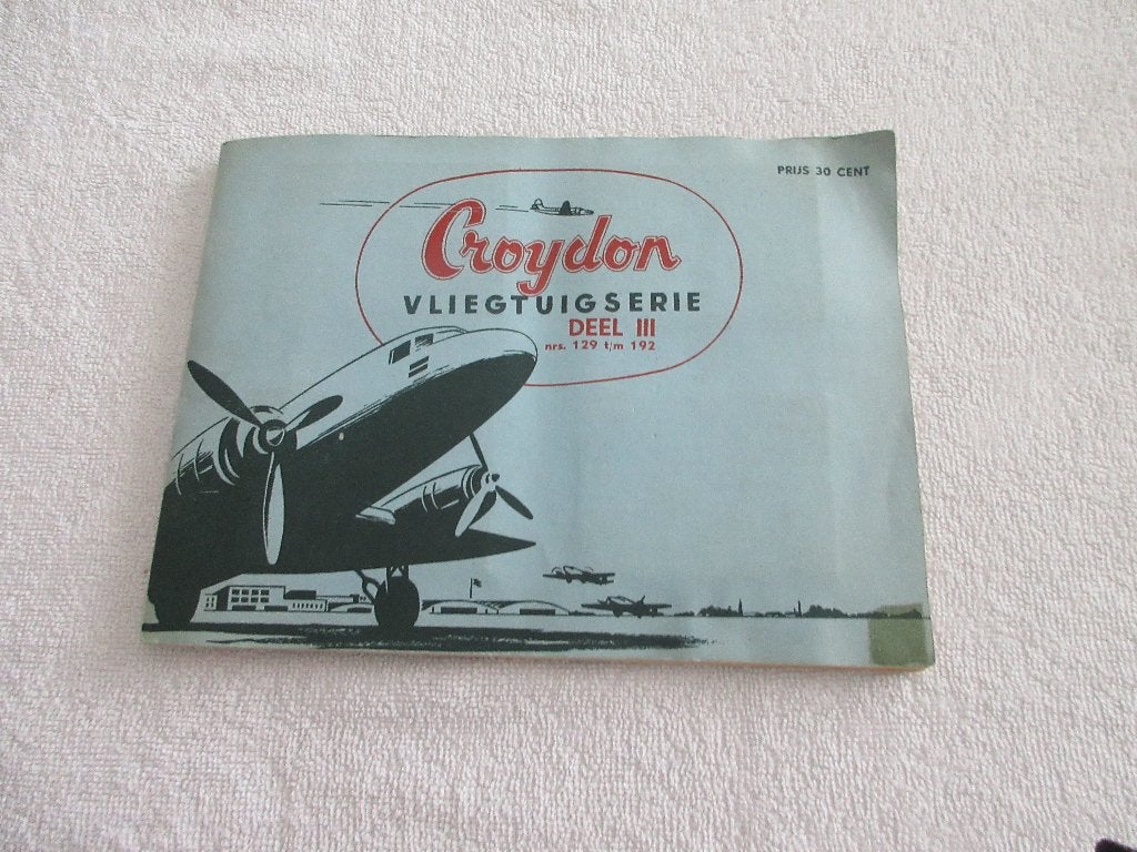 Croydon Vliegtuigserie deel III Compleet nrs. 129 t/m 192., Verzamelen, Ophalen of Verzenden, Zo goed als nieuw, Boek of Tijdschrift