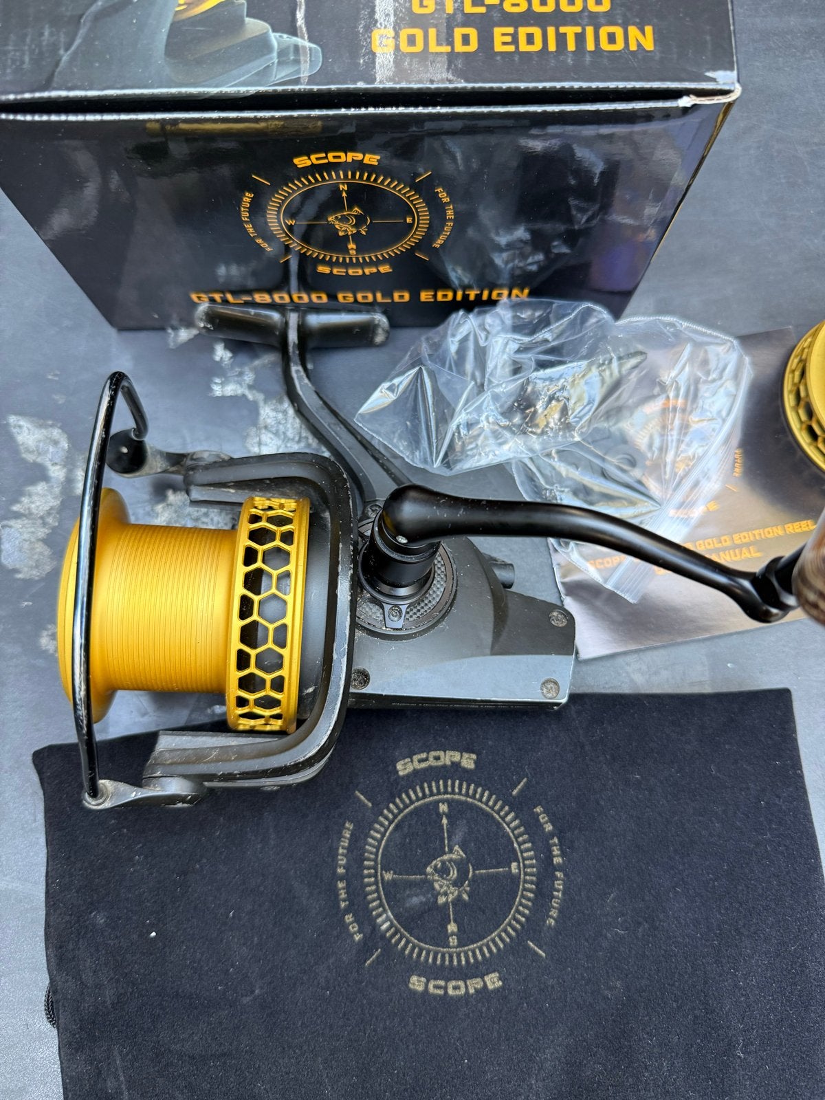 Gebruikte Nash Scope GTL-8000 Gold Edition Molen, Ophalen of Verzenden, Gebruikt, Molen