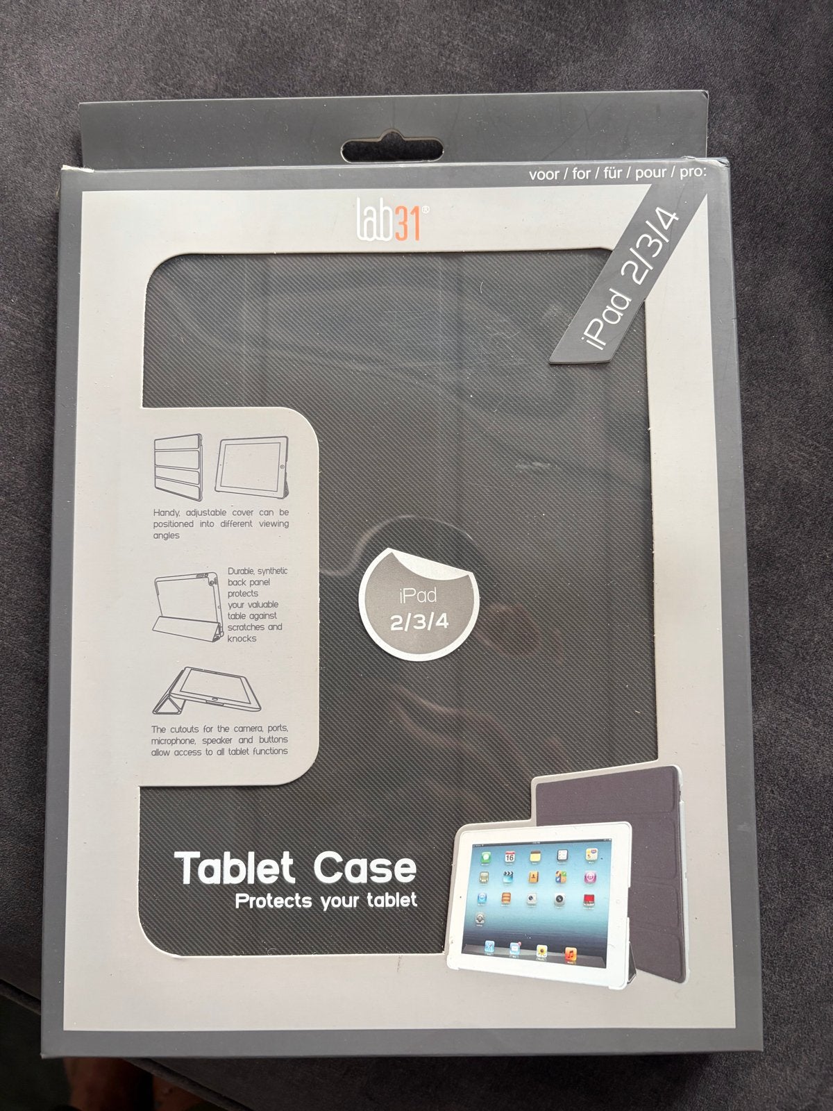 Nieuwe Lab31 Tablet Case voor iPad 2/3/4, Computers en Software, Apple iPads, Ophalen of Verzenden, Nieuw
