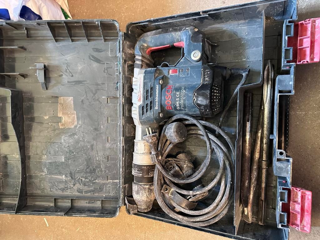 Bosch Breekhamer - Gebruikt, Boor- en/of Breekhamer, Ophalen of Verzenden, Klopboormechanisme, Gebruikt