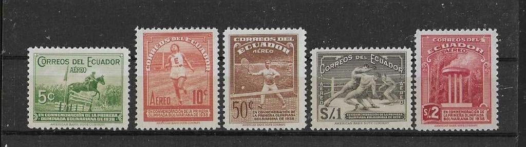 Ecuador Michel 413-417 ongebruikt , Ophalen of Verzenden, Zuid-Amerika
