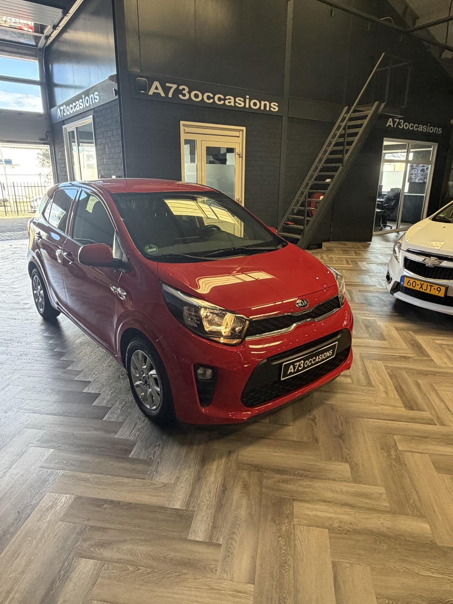 Kia Picanto 1.0 MPi DynamicLine Camera,Stoelverwarming,Stuur, Voorwielaandrijving, Stof, Gebruikt, Euro 6