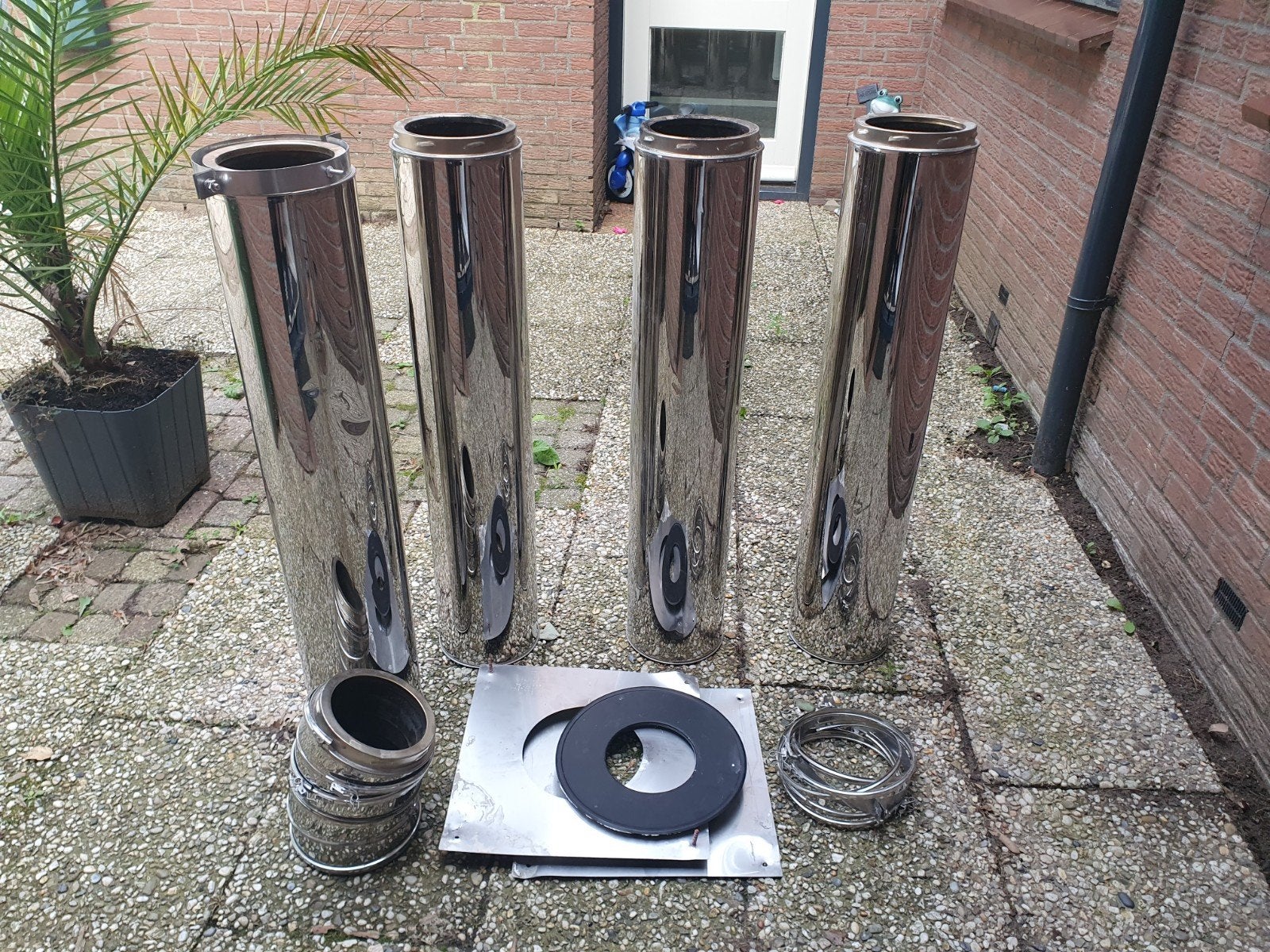 Dubbelwandige kachelpijp, Audio, Tv en Foto, Home Cinema-sets, Ophalen of Verzenden, Soundbar, Overige merken, Overige spelers