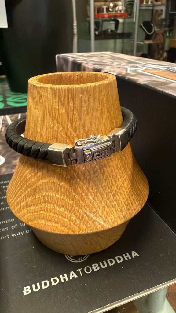 BUDDHA TO BUDDHA ARMBAND TYPE 162BL E KOMANG SMALL € 129,95, Ophalen of Verzenden, Zo goed als nieuw, Zilver, Zilver
