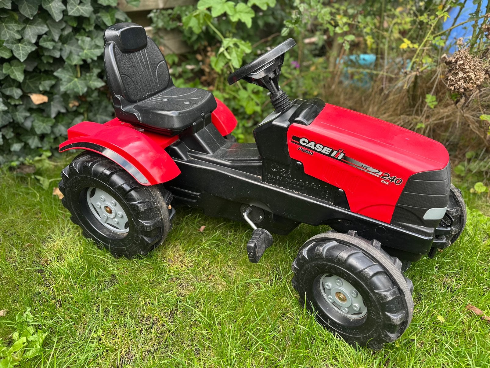 RollyToys - Case Puma CVX 240 trap tractor trekker, Ophalen, Gebruikt, Overige merken, Met kar of aanhanger