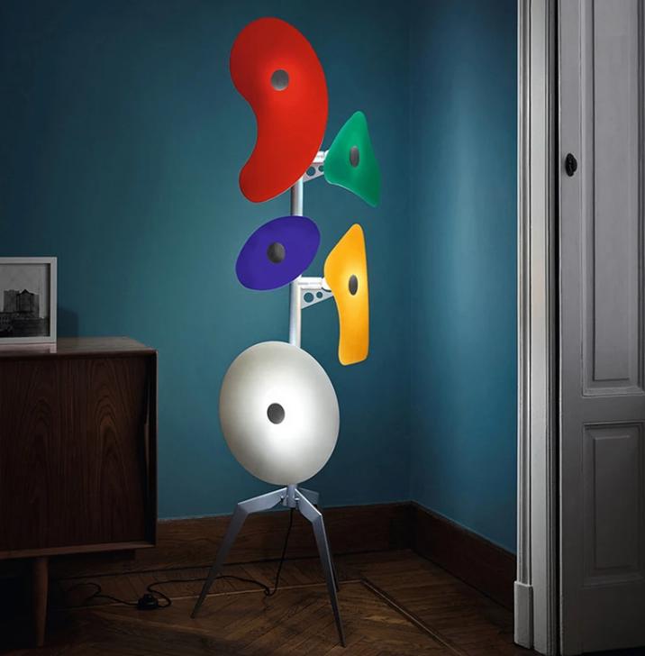 Foscarini Orbital, Huis en Inrichting, Lampen | Vloerlampen, Zo goed als nieuw, 150 tot 200 cm, Glas, Metaal, Ophalen