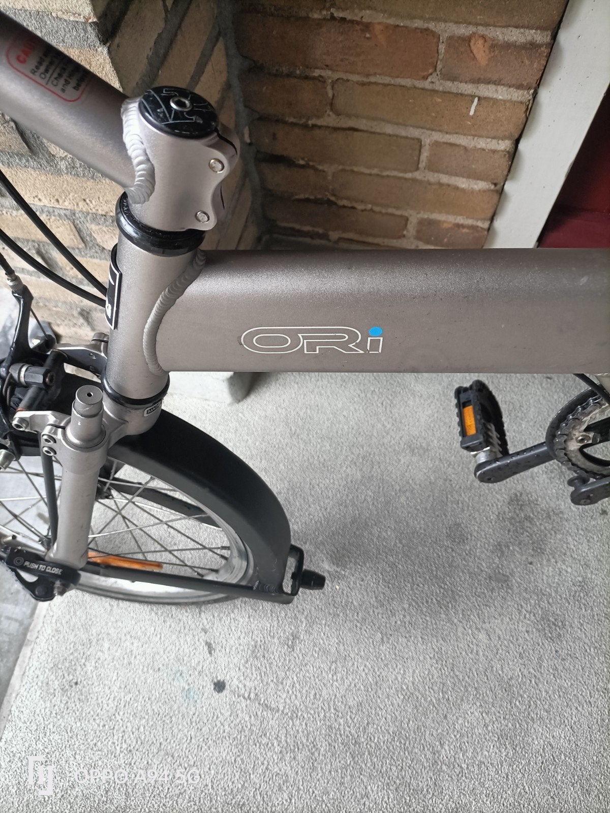 vouwfiets ORI C14 Classic -, Fietsen en Brommers, Overige merken, Gebruikt, 14 tot 16 inch, Versnellingen