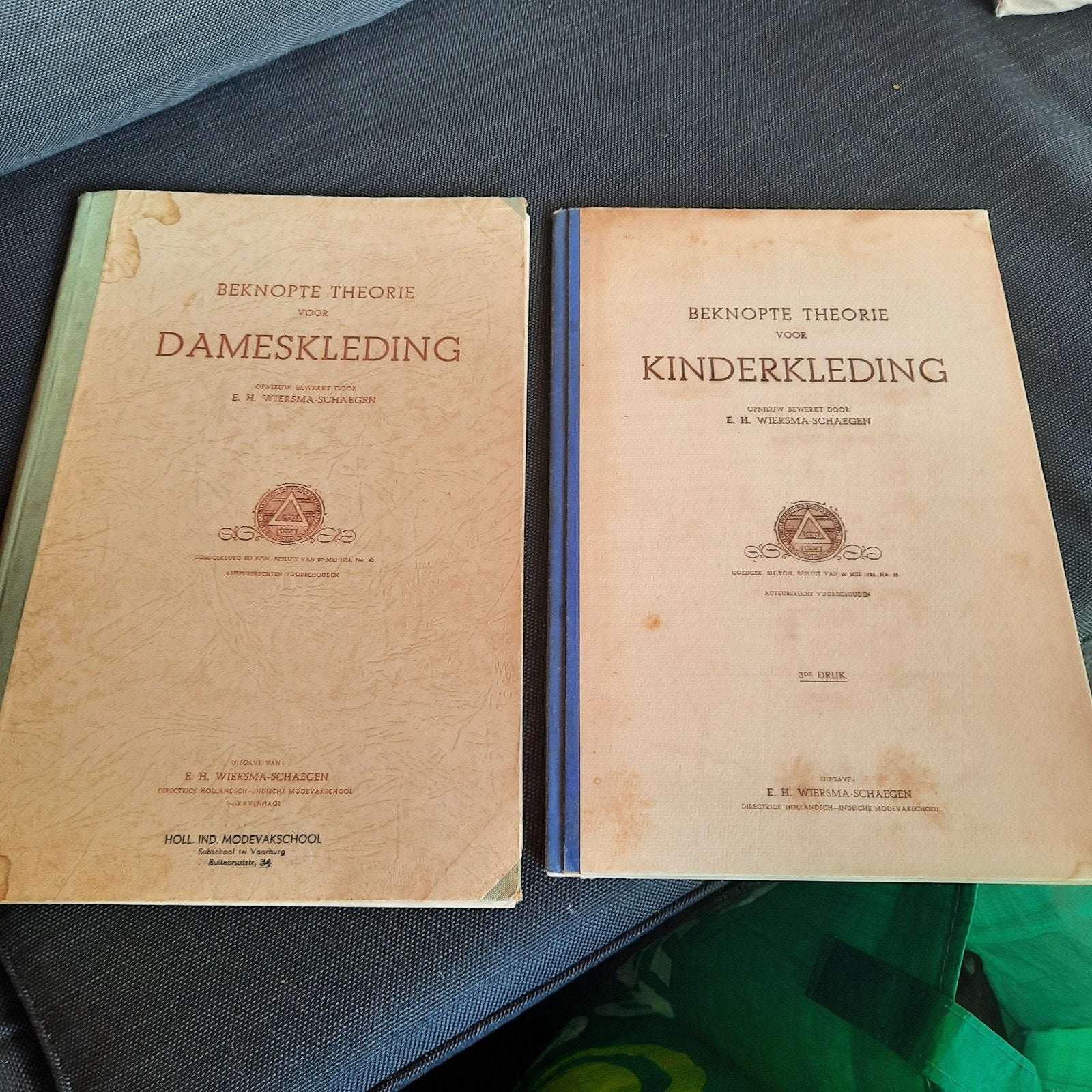 Beknopte Theorie Dames- en Kinderkleding - Oude Boeken, Boeken, Gelezen, E.H. Wiersma-Schaegen, Niet van toepassing, Ophalen of Verzenden