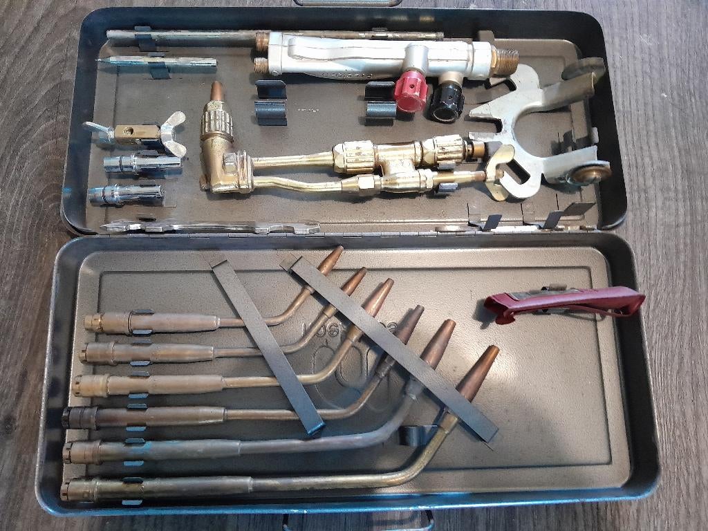 Las en snij set hookloos, Doe-het-zelf en Verbouw, Gereedschap | Lasapparaten, Ophalen of Verzenden, Zo goed als nieuw, Minder dan 150 ampère