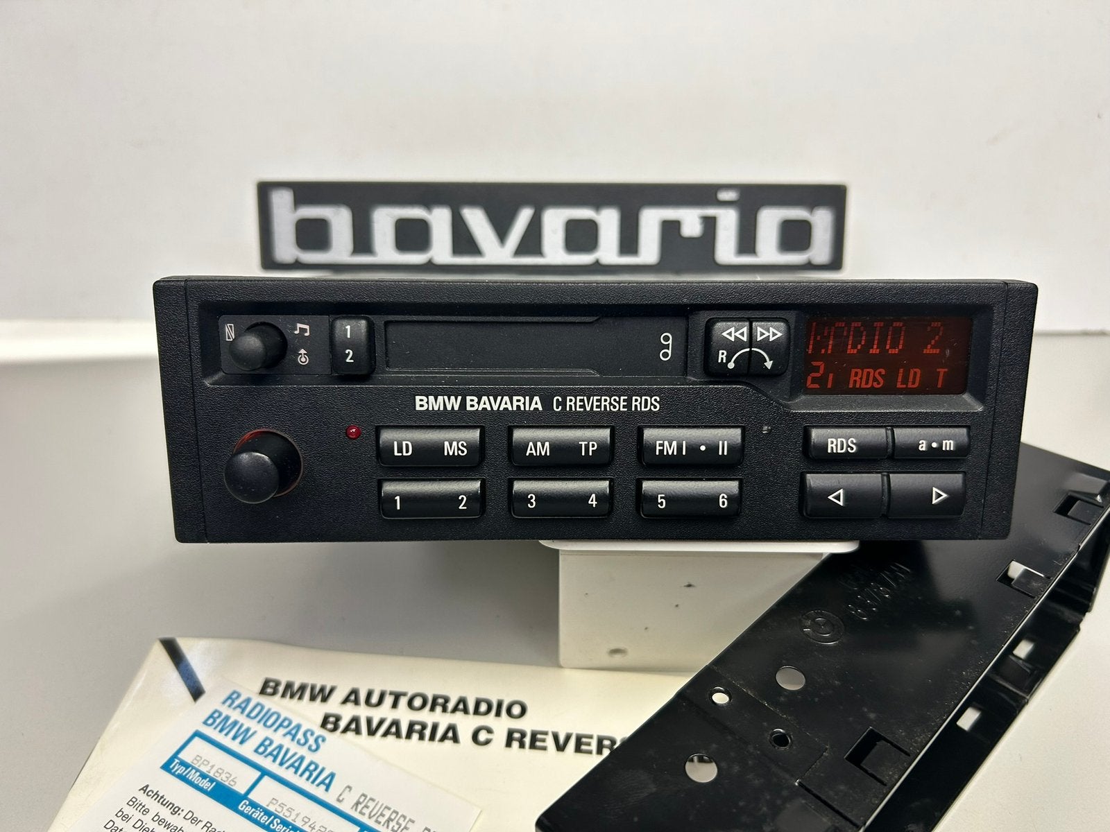 BMW Bavaria C Reverse RDS.  E30 E28 E34 E36 E32 Z1 Z3 Z4, Auto diversen, Ophalen of Verzenden, Gebruikt