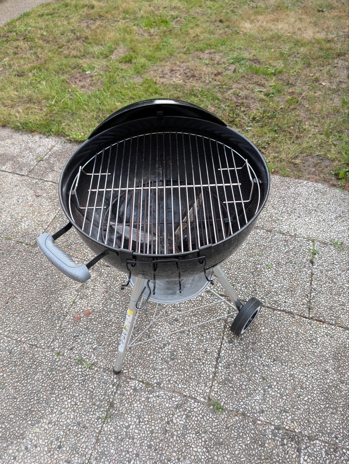 Weber kettle 47cm, Ophalen, Zo goed als nieuw, Weber barbecue