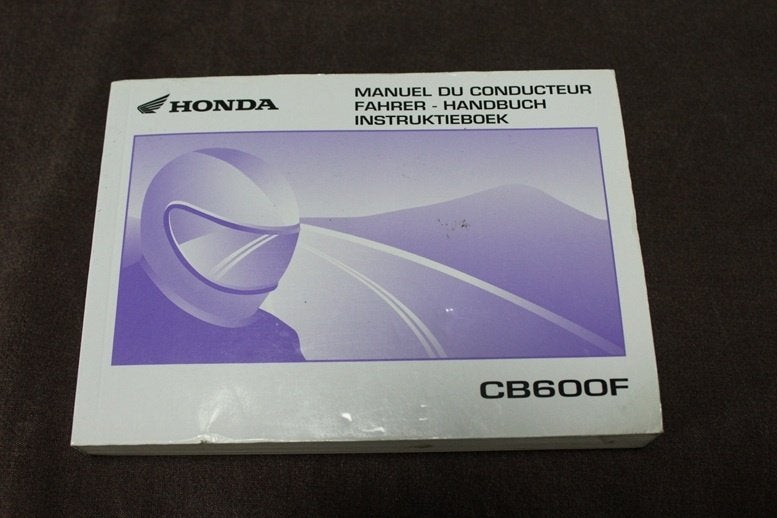 Honda CB600F 2005 motorfiets instructie boekje  handbuch, Ophalen of Verzenden, Honda