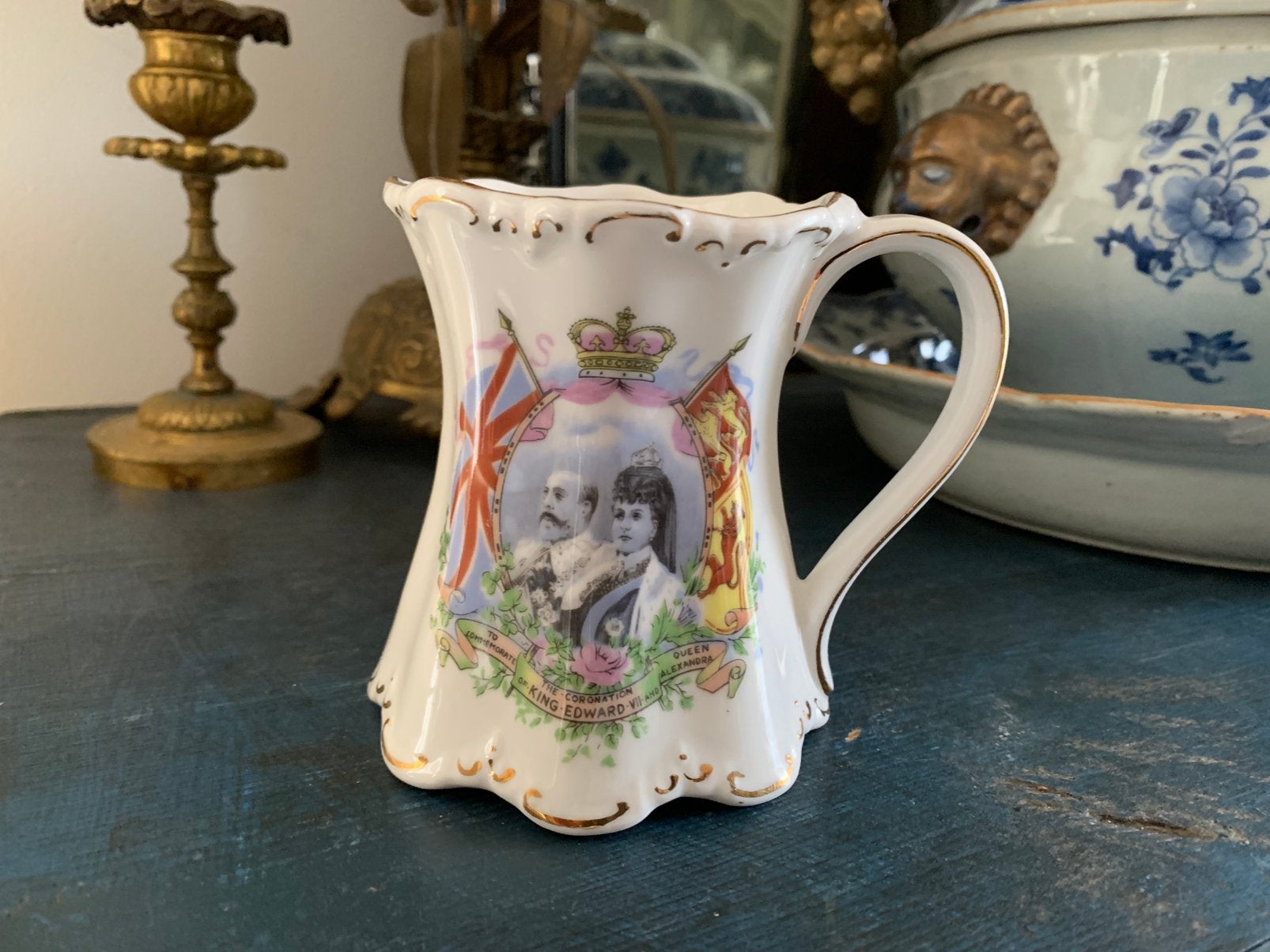 Engels Koningshuis beker King Edward & Queen Alexandra, Verzamelen, Koninklijk Huis en Royalty, Ophalen of Verzenden, Zo goed als nieuw