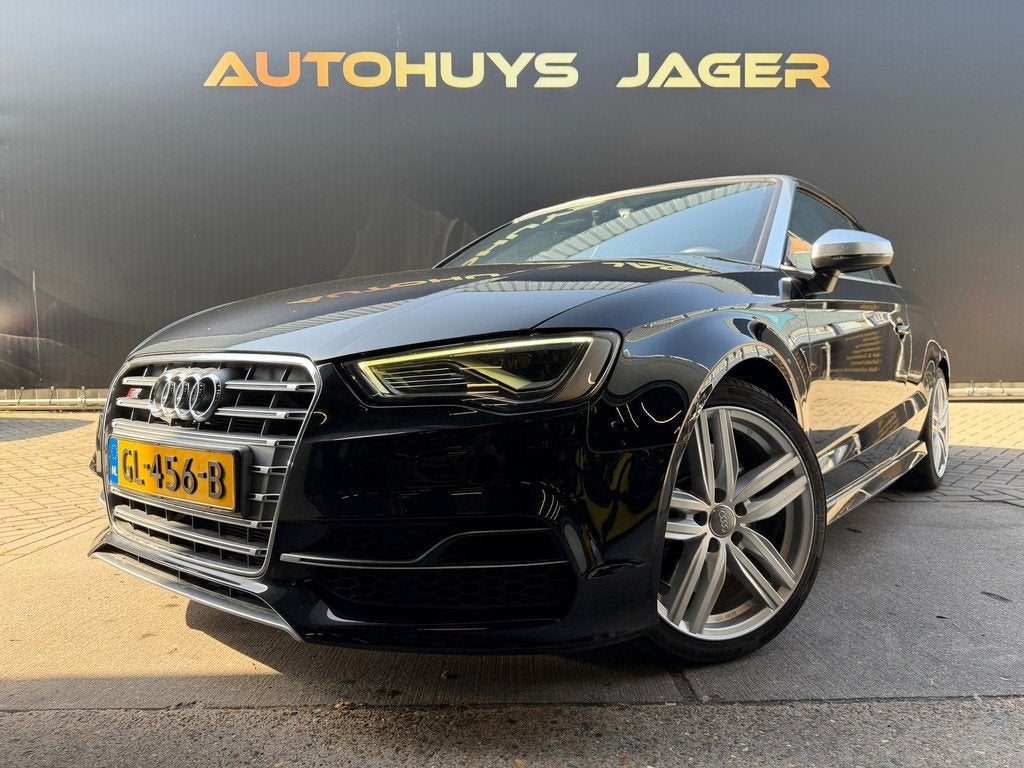 Audi A3 Cabriolet 2.0 TFSI S3 Quattro Automaat Sline B&O Cam, Auto's, Audi, Automaat, Gebruikt, Leder en Stof, Zwart