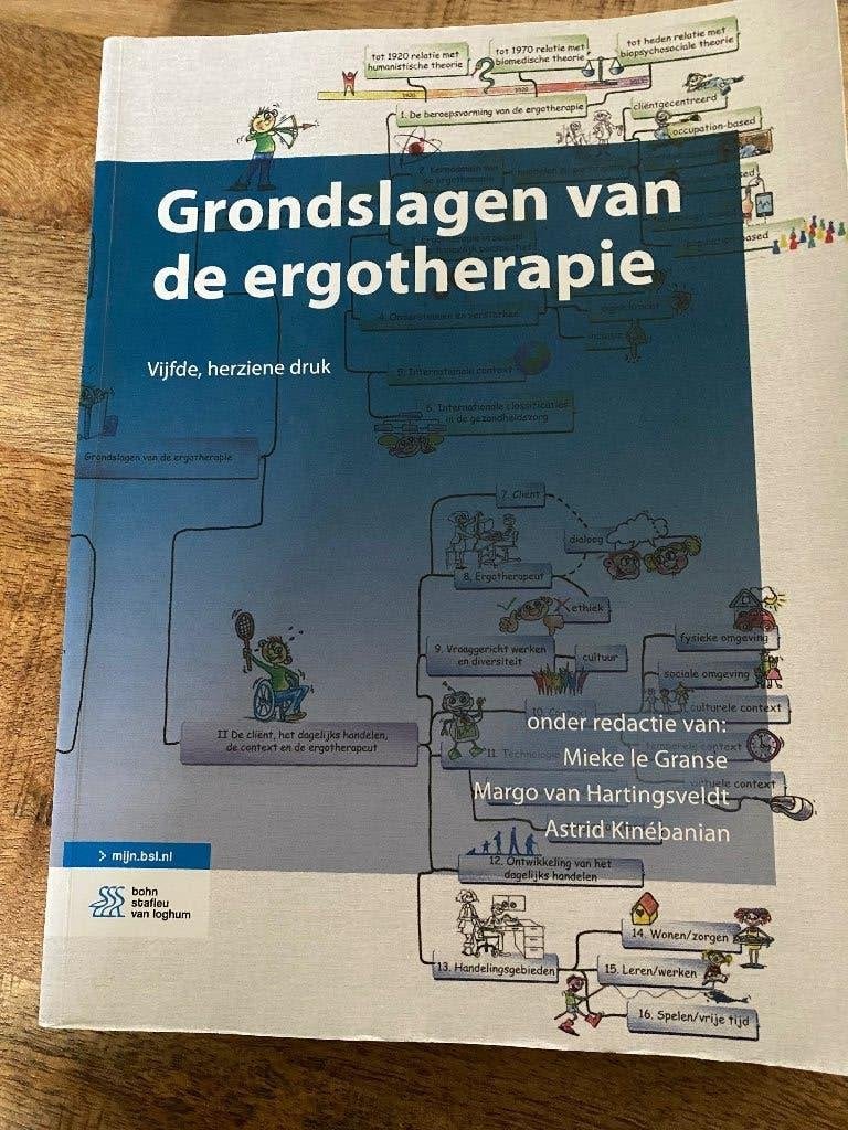Grondslagen van de ergotherapie, Boeken, Zo goed als nieuw, Bohn Stafleu van Loghum, Beta, HBO