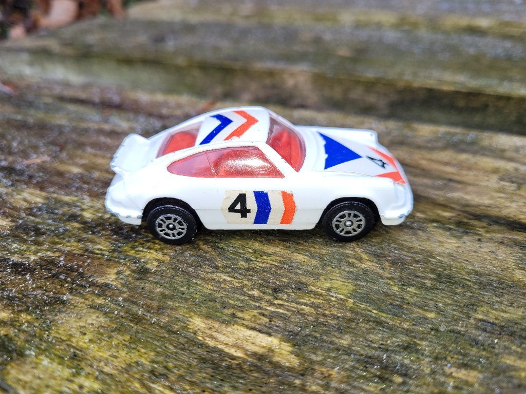 nette model politie Porsche, Hobby en Vrije tijd, Modelauto's | Overige schalen, Ophalen of Verzenden, Gebruikt, Auto
