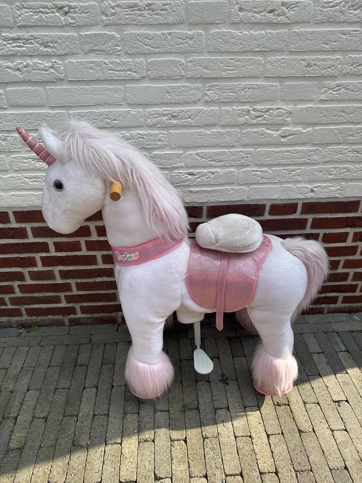 PonyCycle Eenhoorn – rijdend speelgoed – goede staat, Ophalen, Gebruikt