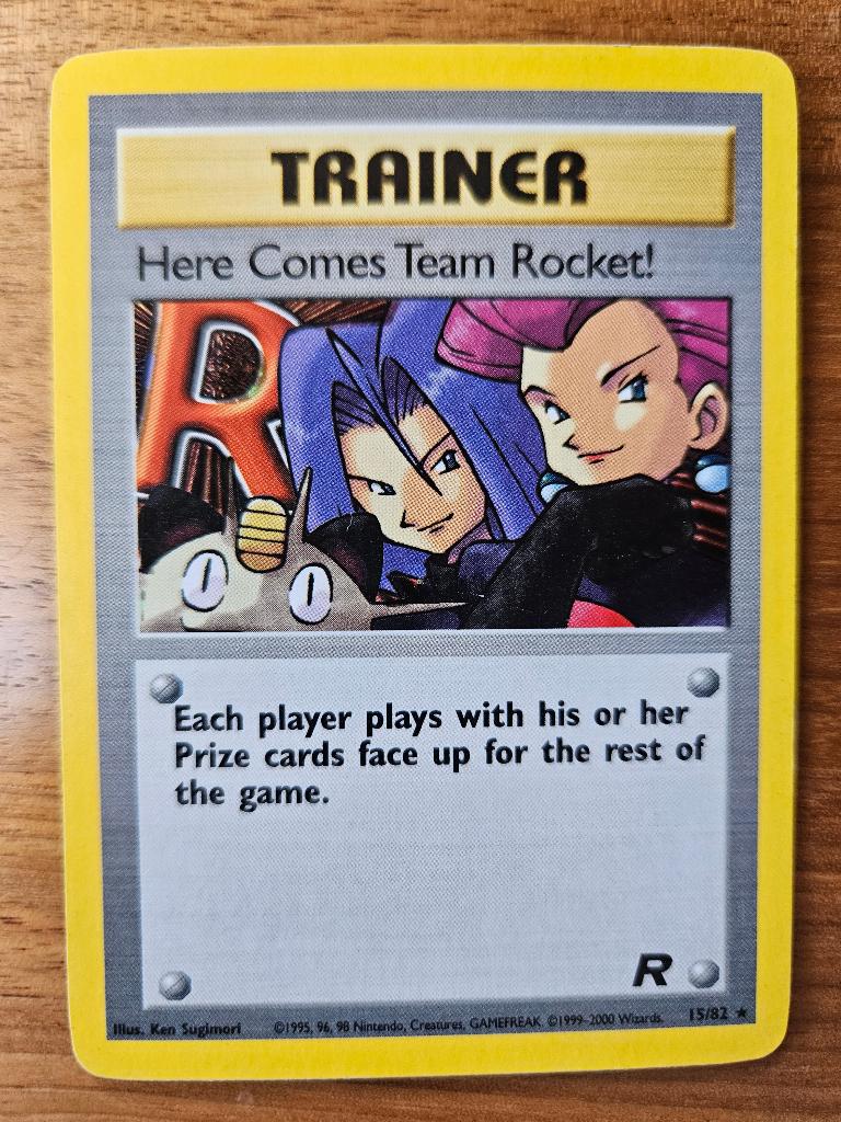 Here Comes Team Rocket, Holo, 15/82, Team Rocket, Excellent, Hobby en Vrije tijd, Verzamelkaartspellen | Pokémon, Verzenden, Zo goed als nieuw