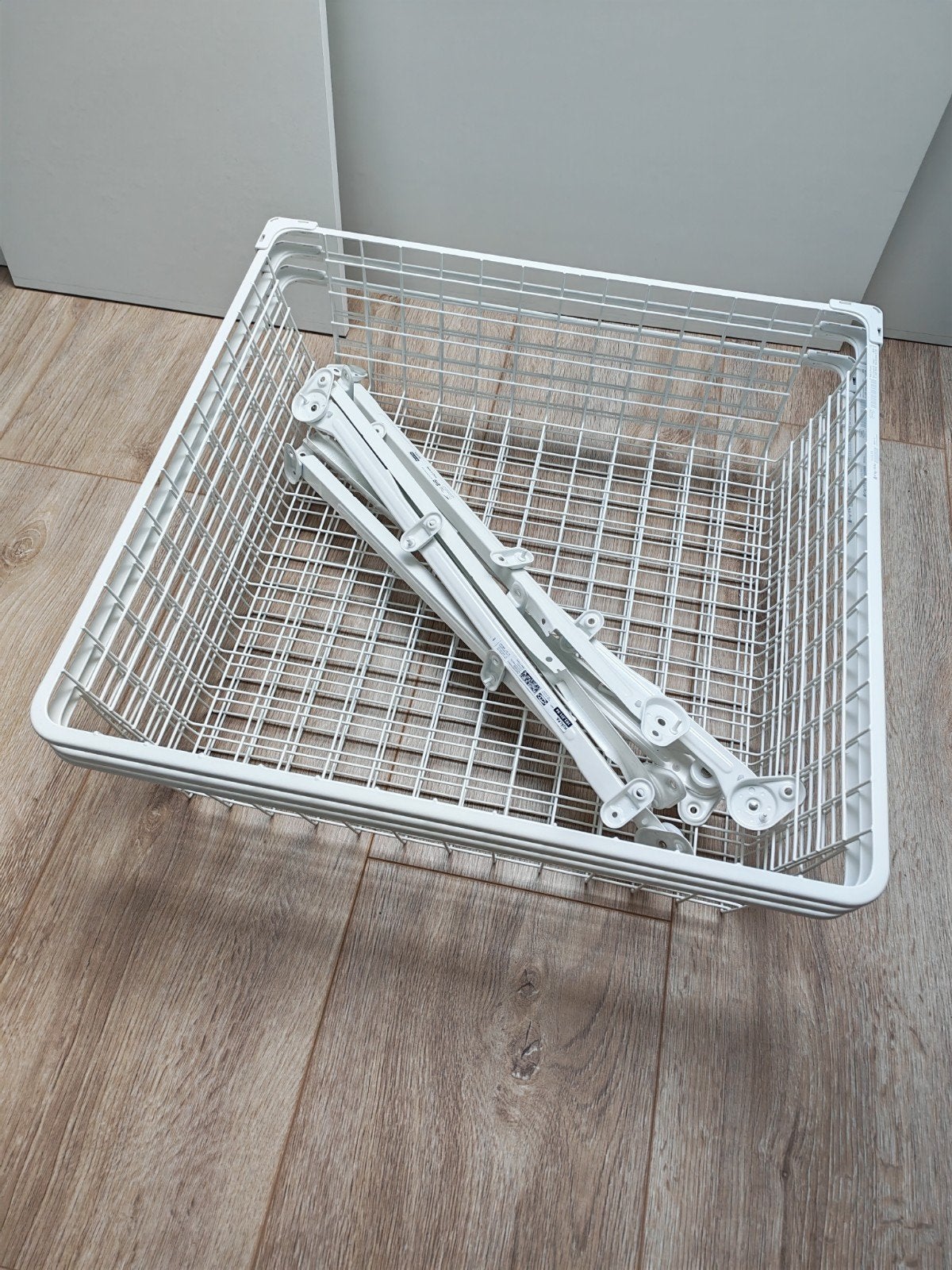 Ikea Platsa 3 draadmanden met rails 60x55 cm, Ophalen of Verzenden, Gebruikt