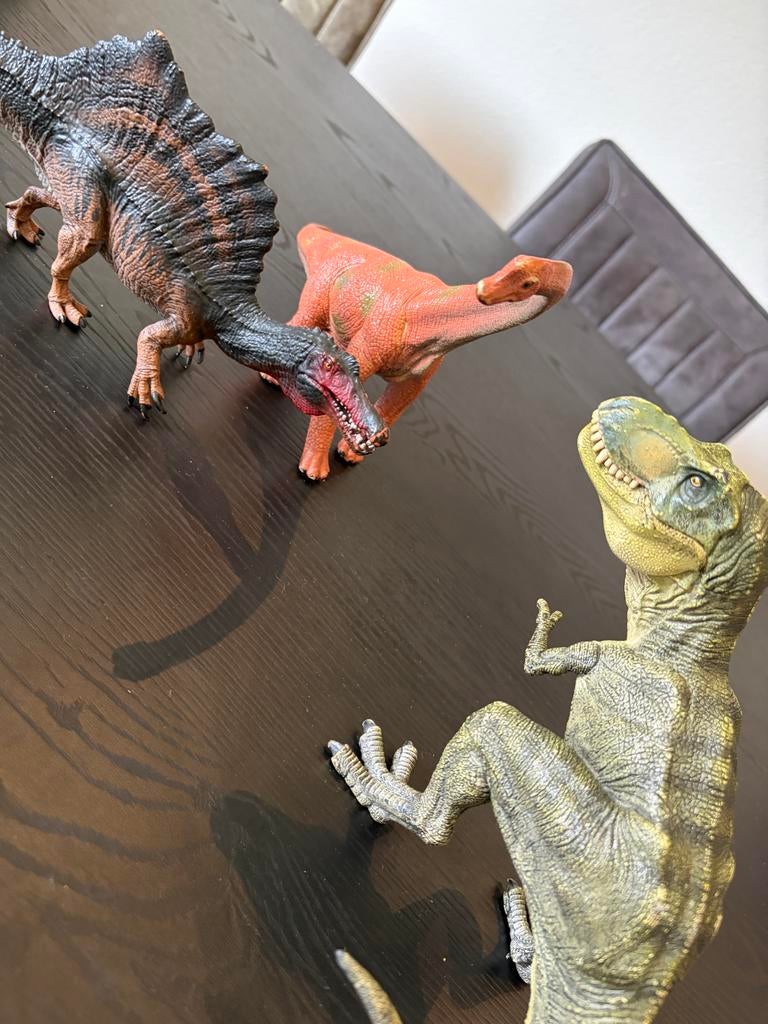 Schleich Dinosaurus Speelfiguren Set (3 stuks), Ophalen of Verzenden, Zo goed als nieuw, Jongen of Meisje