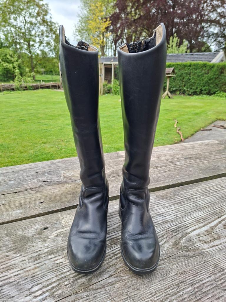Zwarte rijlaarzen Mountain horse, maat 38, Dieren en Toebehoren, Paardrijkleding, Gebruikt, Dressuur, Ophalen of Verzenden, Dames