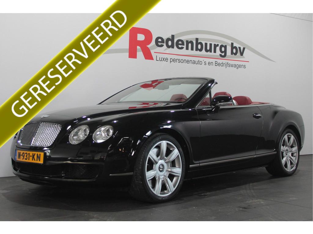 Bentley Continental GTC 6.0 W12 - Leder - Memory - Camera -, Auto's, Automaat, Gebruikt, 4 stoelen, Zwart