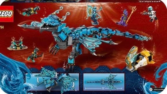 LEGO Ninjago Waterdraak Lloyd 71754, Ophalen of Verzenden, Zo goed als nieuw, Overige merken