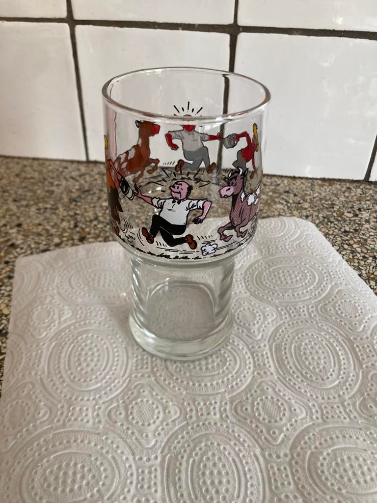 Suske en wiske glas, Ophalen of Verzenden, Zo goed als nieuw