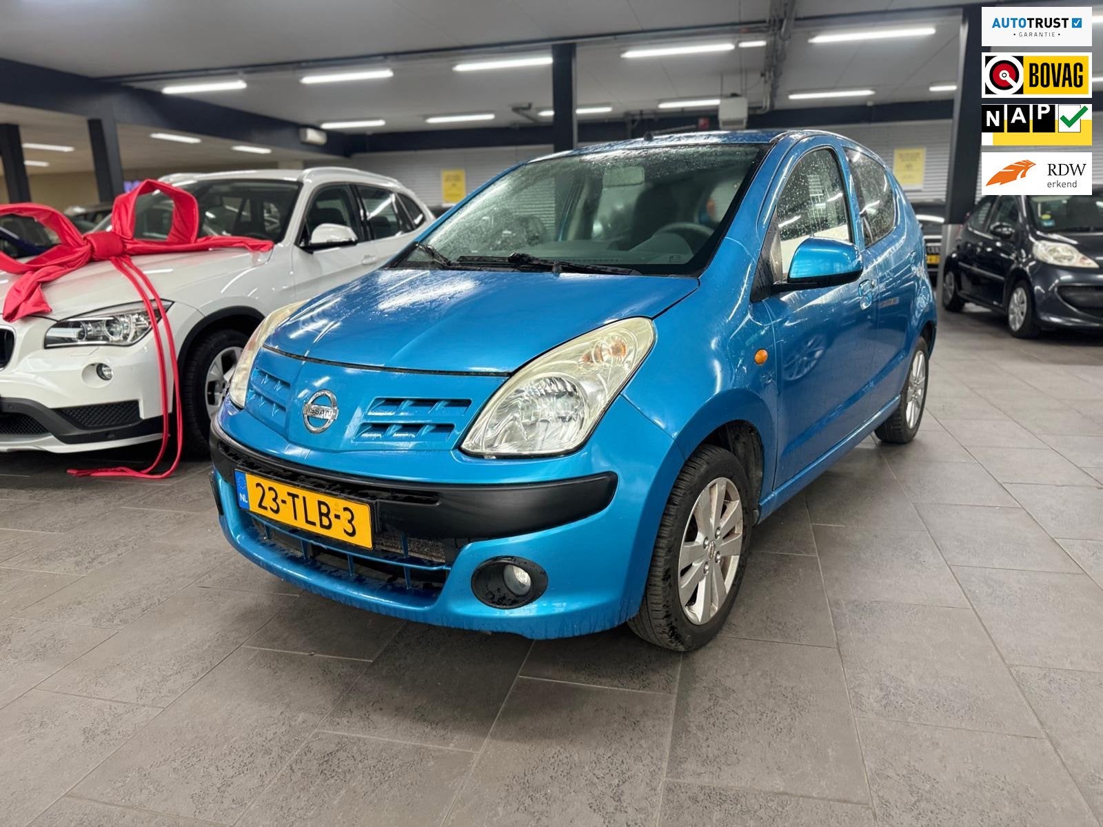 Nissan Pixo 1.0 Look airco elektrische pakket lm-velgen 83dz, Auto's, Nissan, Stof, Gebruikt, Elektrische ramen, Origineel Nederlands