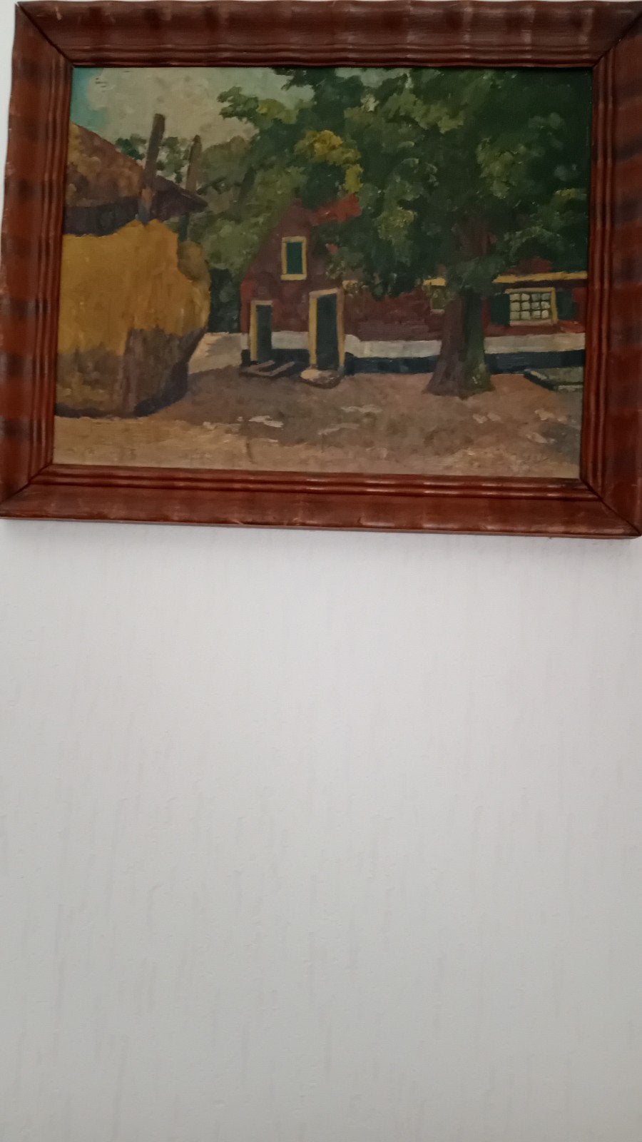 boerderij schilderji, Ophalen