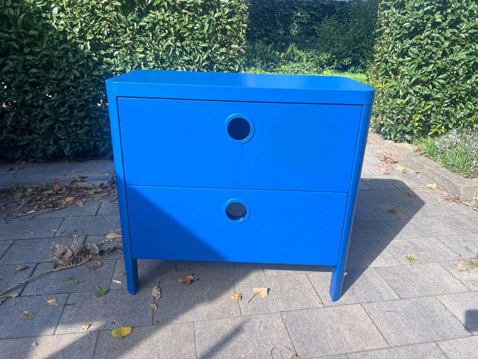 Blauwe Ladekast - 75x80x40 cm - Goede staat
