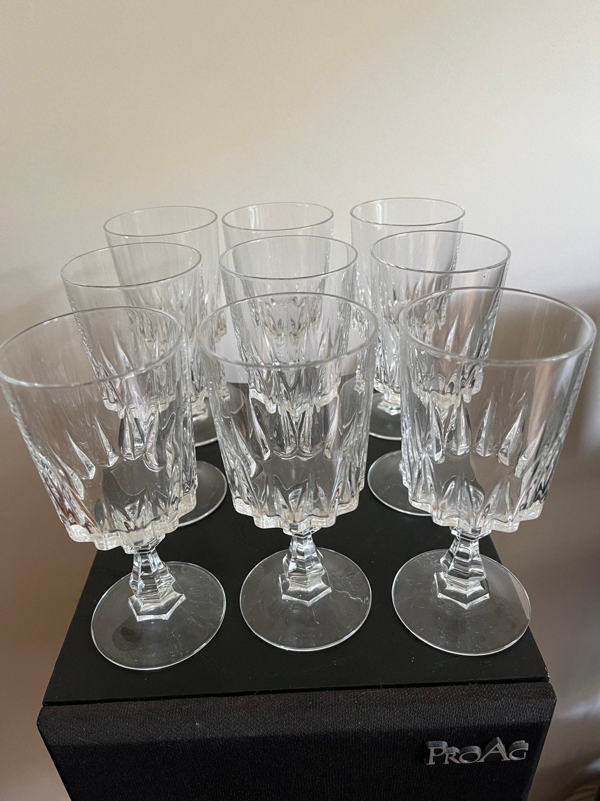 Cristal d’arques model Louvre - vintage, Verzamelen, Ophalen, Zo goed als nieuw, Overige typen