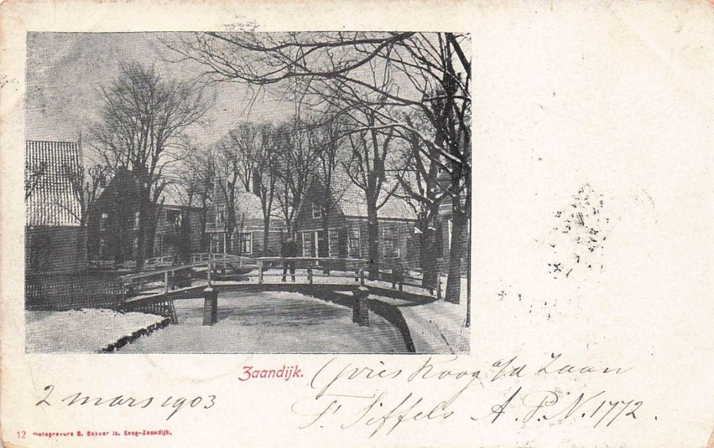 703-387-043 Zaandijk, Ophalen of Verzenden, Voor 1920, Noord-Holland
