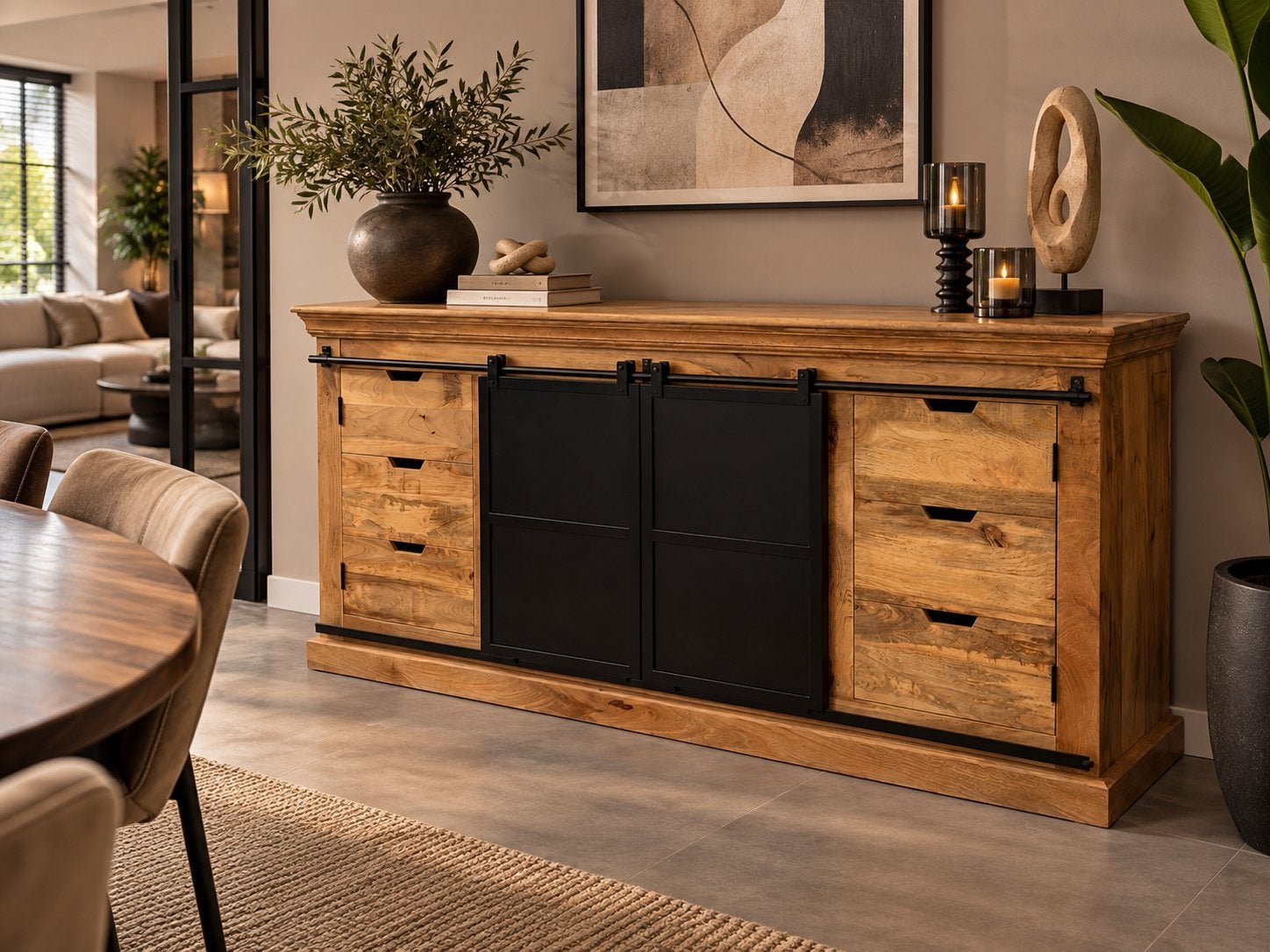 Fresno dressoir 180cm nieuw!!!, Ophalen, Industrieweg 25, Rj, 150 tot 200 cm