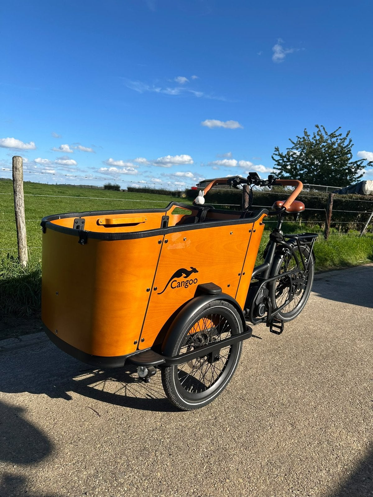 Cangoo Buckle Bakfiets 2024 KM: 544, Fietsen en Brommers, Ophalen, Zo goed als nieuw, 4 kinderen of meer
