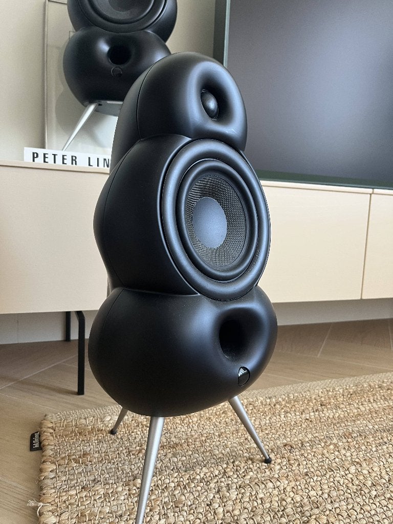 Iconische Scandyna MiniPod Speakers - Zwart met Spikes, Ophalen, Zo goed als nieuw, Overige typen, Overige merken