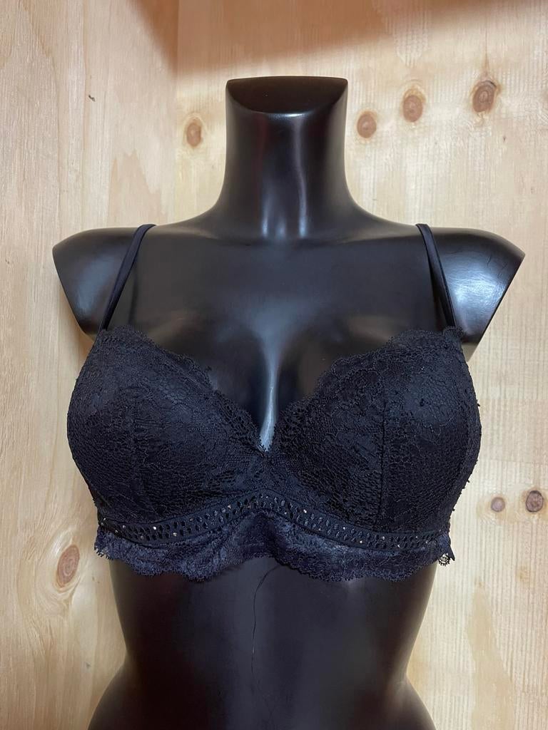 Marie jo bh 80b en 80c model precious, Verzenden, Zwart, BH