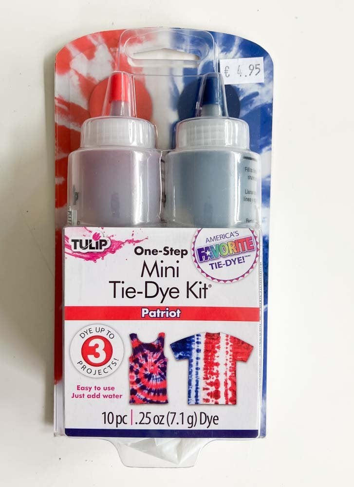 Tie-Dye kit rood en blauw, Overige thema's, Nieuw, Meerkleurig, Ophalen of Verzenden