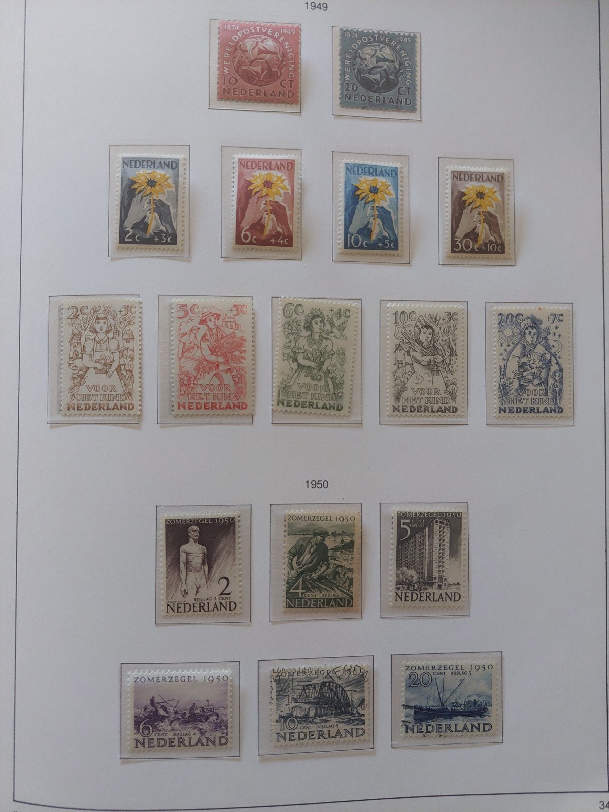Postzegels Nederland jaar 1949 postfris., Ophalen of Verzenden, Na 1940, Postfris