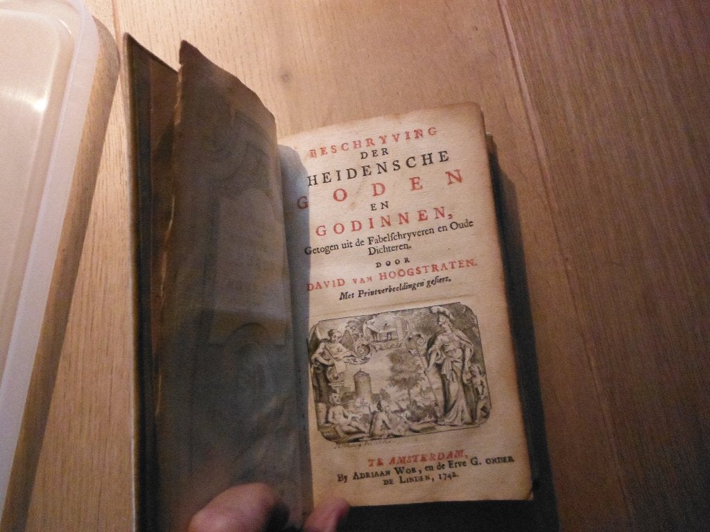 Beschryving der heidensche Goden en Godinnen 1742, Verzenden, David van Hoogstraten