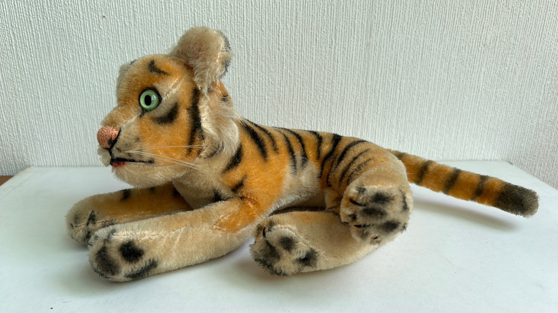 Steiff vintage tijger welp, Ophalen of Verzenden, Gebruikt, Stoffen beer, Steiff