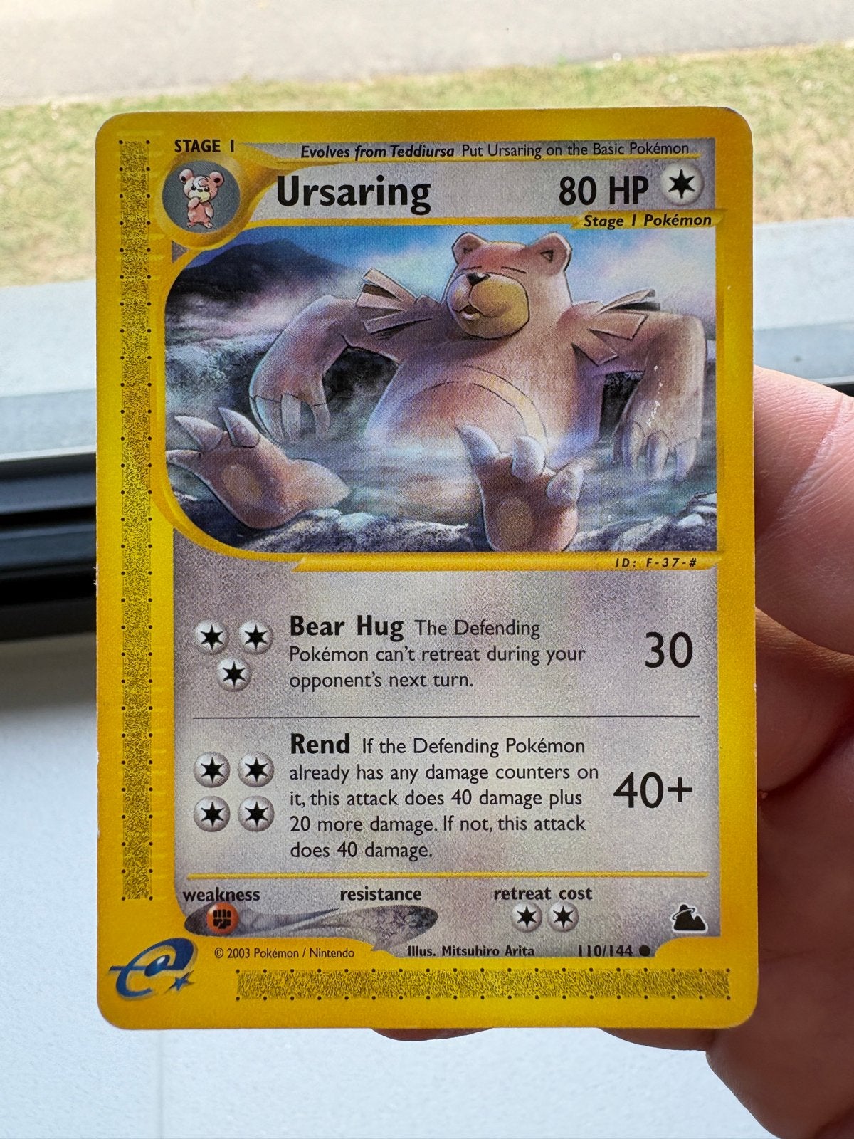 Ursaring Skyridge (EX) (110/144), Ophalen, Gebruikt, Losse kaart